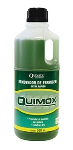 Quimox  Removedor De Ferrugem Ultrarrápido Decapante 500 Ml