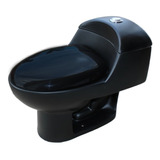 Sanitario Wc Negro One Piece Veneto Asiento Incluido