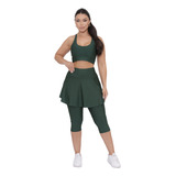 Conjunto Moda Evangélica Fitness Caminhada Academia Treinos 