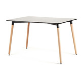 Mesa Eames Nórdica Rectangular De Living 120x80cm.