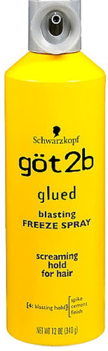 Got2b Pegado Voladura Freeze Spray 12 Oz (pack De 2)