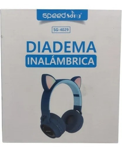 Diadema Inalambrica Orejas De Gato Bluetooth