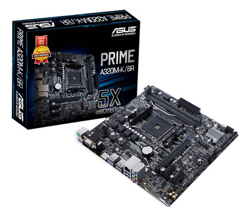 Placa-mãe Amd Am4 Uatx Asus Prime A320m-k/br