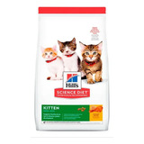 Alimento Hill's Kitten Comida Hill's Science Diet Kitten Para Gatos Pequeños Para Gato Cachorro De Raza Pequeño Sabor Pollo En Bolsa De 3.2kg