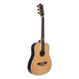 Guitarra Acústica Tagima Fernie Eq Baby Para Diestros Natural Madera Chhlik