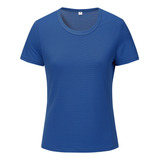 Polera Dry Fit Manga Corta Microperforada Deportiva Mujer