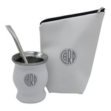 Mate Acero Inoxidable River Plate Carp Con Funda