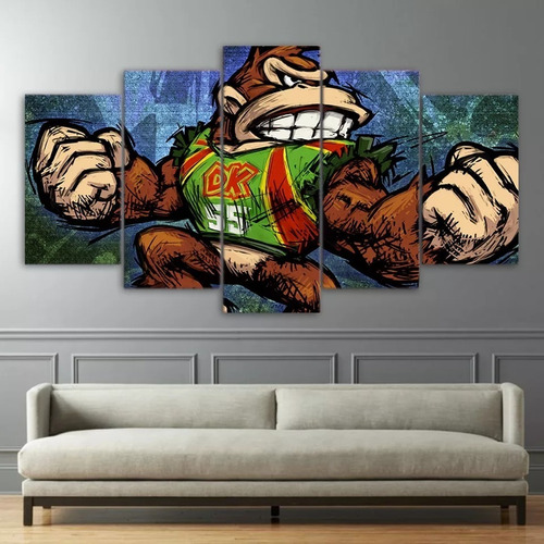 Cuadro Decorativo Canvas Donkey Kong