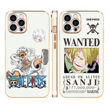 Sanji Luffy One Piece Funda Para iPhone Case 2pcs Tpu Opw05