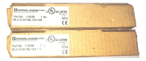 Sensor Fotoelectrico Pepperl+fuchs Mlv12-54-las/76b/110/124