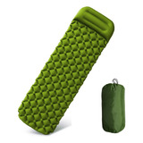 Colchoneta De Camping Almohada Inflable For Dormir Army V