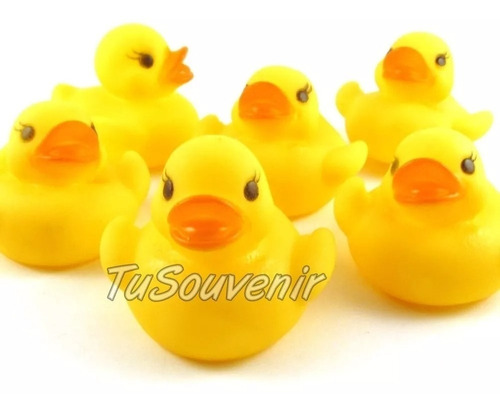 30 Patitos Con Sonido Chifle Regalo Original Chiquitos Bebes