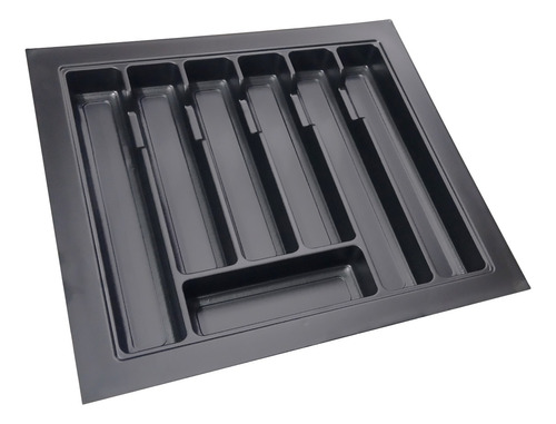 Cubiertero Plástico Negro Para Cajón 54x48 Cm