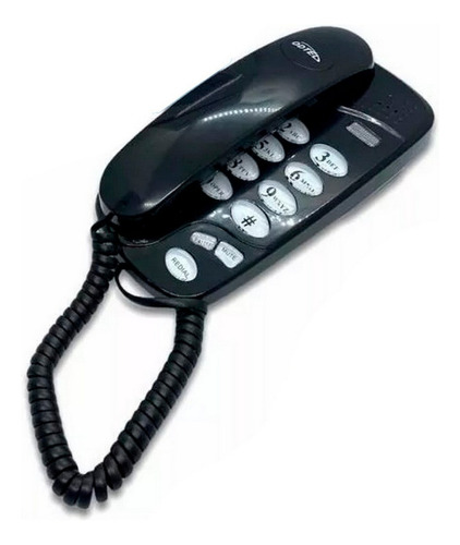 Telefono Fijo Escritorio Mesa Pared Alambrico Kx-t580 Color Negro