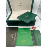 Estuche Fullset Caja Para Reloj Rolex Certificados Y Manual 