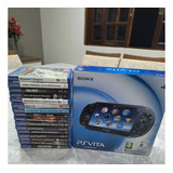Sony Ps Vita 32gb + Games + Base Para Carregar + Capa