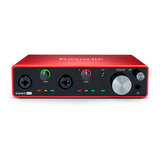 Interface De Audio Focusrite Scarlett 4i4 3ra Generación