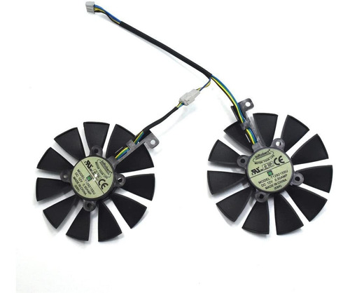 2 Coolers Para Asus Dual Series Gtx 1070 | Inrobert