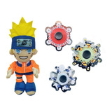 Pelúcia Naruto Anime + 3 Spinner De Animação Susuke Jiraiya