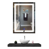 Espejo Luz Led Touch 50x70 Cm Minimalista Baño