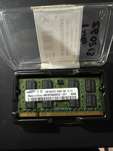 Memoria Ddr2 Samsung 2gb 6400s