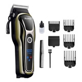 Máquina De Corte De Pelo Lcd Para Hombres Barber Shaver [u]