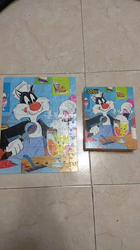 Rompecabezas Antiguo Usado Piolin Usado Coleccion Uno Damas