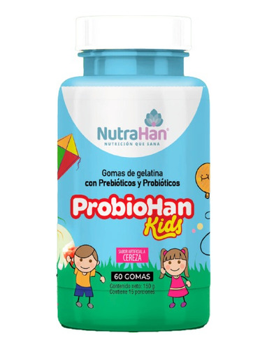 Gomas De Gelatina Con Prebióticos Y Probióticos Kids 