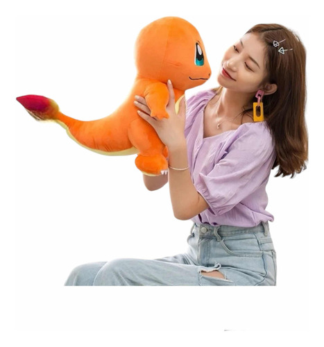 Peluche Baby Charmander 45cm Pokemon Kawaii Suave Importado