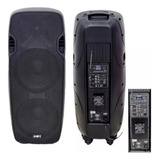 Cabina Bafle Parlantes 2x15 Torre Sonido Música Bluetooth Fm