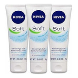 Nivea Soft Moisturizing Crème - Paquete De 3, Crema Todo En