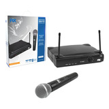 Kit 2 Microfones Pix Wireless Uhf 60 Metros Longo Alcance