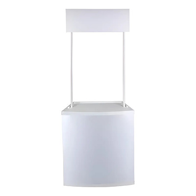 Demo Stand Modulo Portatil Publicitario De Pvc 80*180cm Plateado