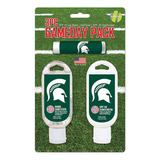 Ncaa Michigan State Spartans Juego Pack Incluye 1 Bálsamo La