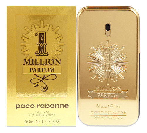 Perfume Paco Rabanne 1 Million Parfum En Aerosol, 50 Ml, Par