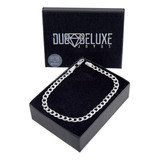 Pulsera Hombre Barbada Al 5mm Deplataley.925 Duodeluxejoyas®