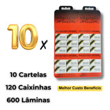 Lamina Barbear Refil Aparador Wilkinson Atacado 10 Cartelas