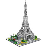 Arquitectura Torre Eiffel Micro Blocks Set, 3369 Piezas...