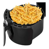 Freidora De Aire Air Fryer Grande 8 Litros Comida Saludable Color Negro