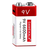 Bateria Recarregável Daweikala 9 Volts