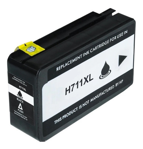 Cartucho Impresora Alternativo 711 Xl Black Ploter T120 T520