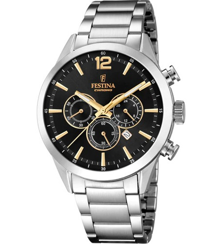 Reloj Festina F20343 Chronograph Acero Cristal Duro 50m Wr