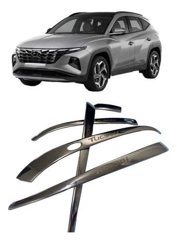 Cubre Manijas Metalicas Hyundai Tucson 2022 2023 En Adelante