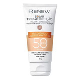 Avon Protetor Solar Renew Fps 50 Tripla Proteção Hialuronico