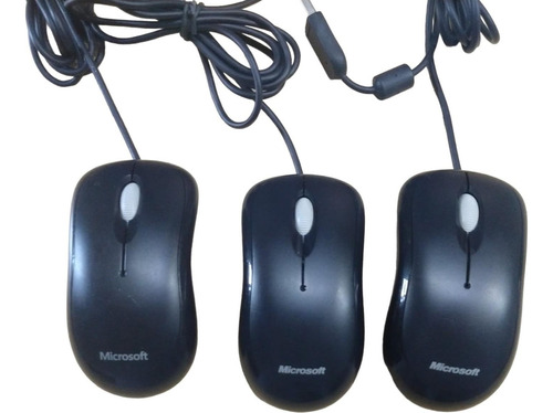 Mouse Microsoft Usb - Kit Com 3 Unidades 