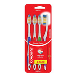 Kit De Escovas De Dentes Classic Clean Suave Com 4 Unidades Colgate