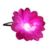 Brillante Luz Led De Hasta Zuzu Clip Flor Para Pelo  multic