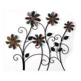 Aplique De Pared  Decorativo Flores Y Hojas