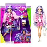 Muñeca Barbie Extra #6 With Long Periwinkle Hair 