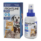 Antipulgas Carrapatos Spray Frontline Cães Gatos 100ml